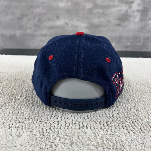 Vintage Boston Red Sox Snapback Hat OSFA Graffiti Bubble Two Tone Drew Pearson - Picture 4 of 7